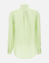 Camicia over in lino a righe 211A96158 001 POLO RALPH LAUREN 