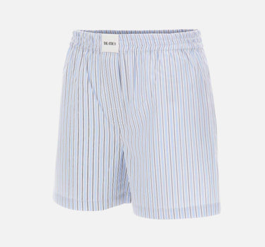 Shorts in cotone a righe 260WCQ00002 CCC127AA264 THE ATTICO 