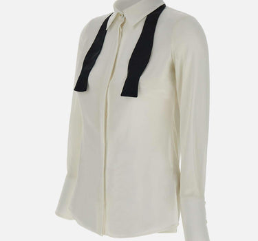 Camicia " Daily" in georgette con cravattino CA10952E2 360 ELISABETTA FRANCHI 