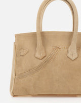 Borsa a mano riciclata 37501 BEIGE ANOTHER CHANCE 
