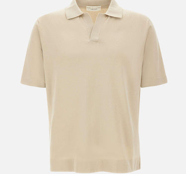 Polo in crepe di cotone PL0MCSK CR14R040 FILIPPO DE LAURENTIIS 