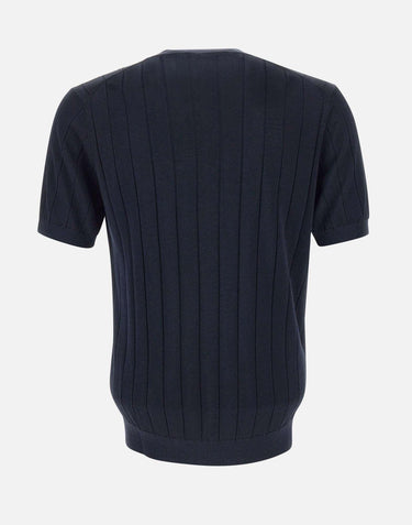 T-shirt in cotone e viscosa 102421 043 KANGRA 