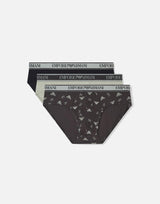 Set tre pack slip in cotone stretch EM000369 AF20669M7115 EMPORIO ARMANI 