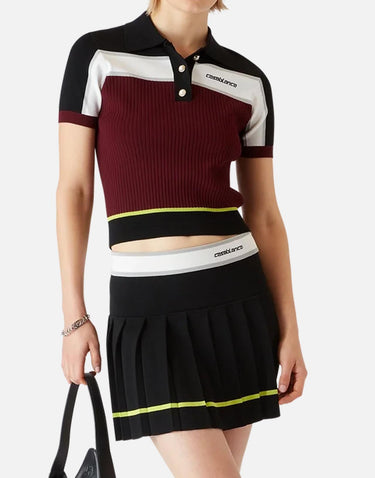 Polo a righe in viscosa WSP26KW1233 01 CASABLANCA