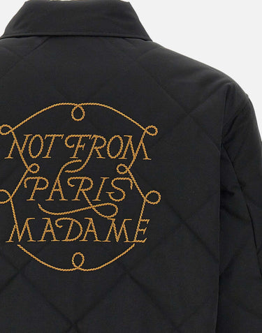 "La veste slogam tresses" JT236 PL163BLACK DROLE DE MONSIEUR 