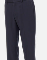 Pantaloni slim fit in serge di lana vergine 50469174 401 BOSS 