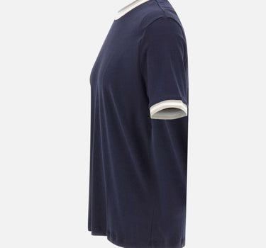 T-shirt con profili a righe M75TSHM13 TES0M291110301 ELEVENTY 