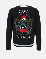 Cardigan "Casa mountain temple" MPF25KW1001 01 CASABLANCA 