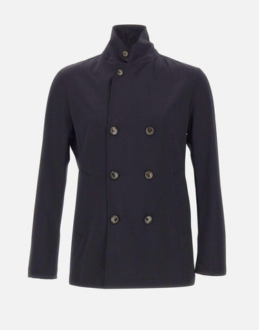 Giacca doppiopetto in twill S10MUC972 18589 MONTECORE 