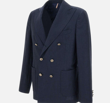 Blazer in lana e lino 3331B 78B SANTANIELLO 