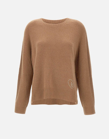 Maglia in misto lana con intarsi MF5444MS76L 71327 LIU-JO 