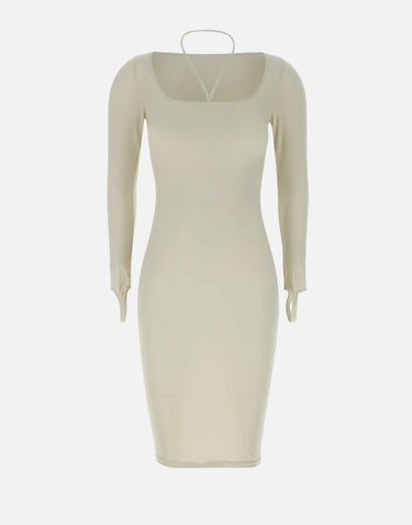 "Sculpting jersey midi dress" PS25191300 000 ANDREADAMO 