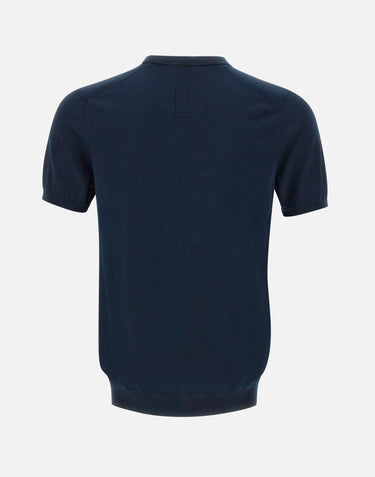 Maglia in crepe di cotone DK87003 BLU DIKTAT 