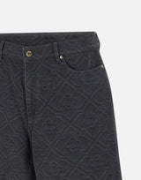 Shorts in denim "Laser monogram" MSP26TR397 01 CASABLANCA 