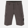 Shorts in broken twill effetto "old" L100018S0004 V0165 STONE ISLAND 