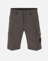 Shorts in broken twill effetto "old" L100018S0004 V0165 STONE ISLAND 