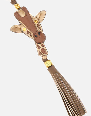 Portachiavi con giraffa PCGIRAFFA05 CARAMELLIGHTGOLD GIANNI CHIARINI 