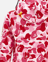 Felpa con cappuccio "ABC Camo 2nd Shark" 001ZPM301008M PINK BAPE 