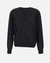 Maglia "Julio" in cashmere JULIO BLACK LOULOU DE SAISON 