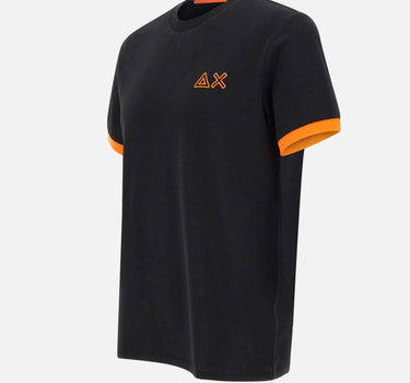 T-shirt  Piquet logo fluo T35125 11 SUN68 