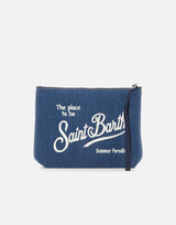 Pochette "Aline Denim" ALI0007 00436L MC2 SAINT BARTH 