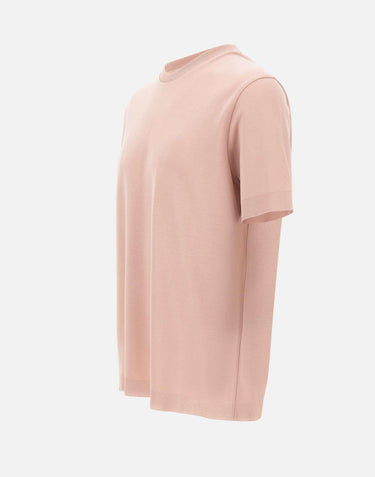 T-shirt in jersey effetto maglia JG000206U 520594039 HERNO 
