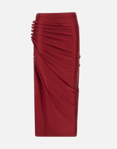 Gonna in viscosa stretch 25PJJU515VI0267 P644 RABANNE 
