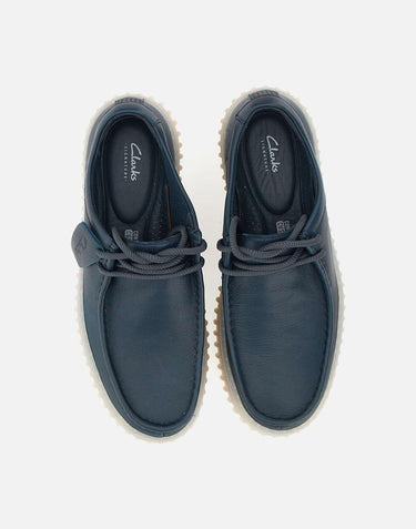 Stringata "Torhill Lo" in pelle 176216 NAVY CLARKS 