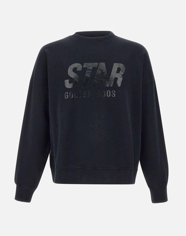 Felpa "Boxi haus" in cotone GUP01992 P00180390100 GOLDEN GOOSE 