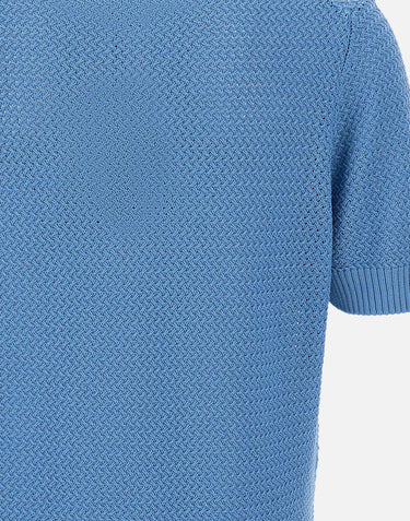 Polo in maglia di cotone PL3MCSK CM7B871 FILIPPO DE LAURENTIIS 