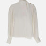 Blusa con sciarpa MF5281T4241 10701 LIU-JO 