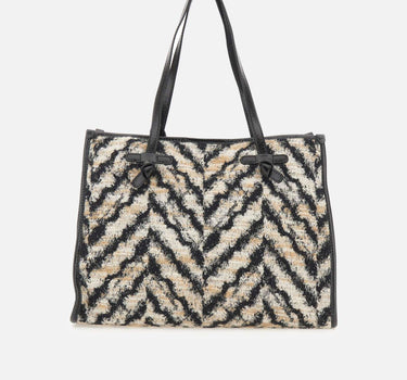 Borsa a spalla "Marcella" BS6850 ZEBRANEROBIANCO MARCELLA CLUB GIANNI CHIARINI 