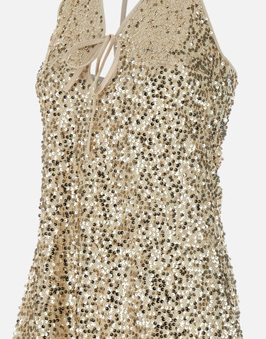 "Net sequins mini dress" 112628 1531 ROTATE BIRGER CHRISTENSEN 