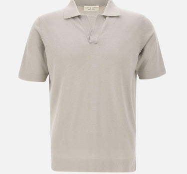 Polo in crepe di cotone PL0MCSK CR14R902 FILIPPO DE LAURENTIIS 