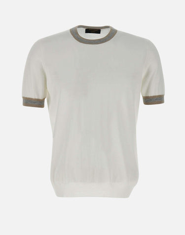 Maglia a maniche corte in cotone 57135 20671002 GRAN SASSO 