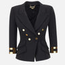 Blazer con placche logo GI26866E2 110 ELISABETTA FRANCHI 