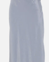 Gonna sottoveste in raso con spacco laterale V890230667 431LTL VINCE. 