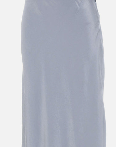 Gonna sottoveste in raso con spacco laterale V890230667 431LTL VINCE. 