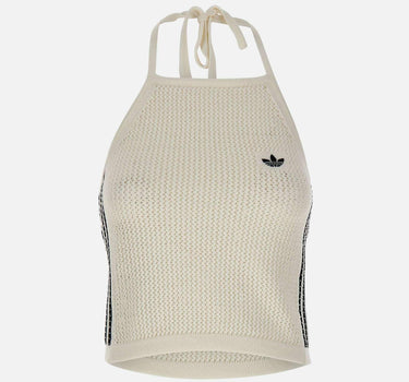 Top in maglia uncinetto KC6485 WHITE ADIDAS 