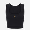 "Cropped rib vest" 1G010011 J009CN401 VIVIENNE WESTWOOD 