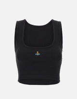 "Cropped rib vest" 1G010011 J009CN401 VIVIENNE WESTWOOD 