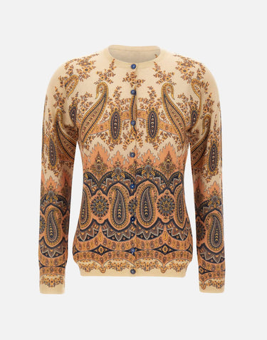 Cardigan in seta e cashmere WRKE0023 AKA03X0822 ETRO 