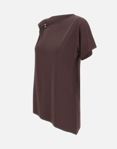 Blusa asimmetrica SP1MA007 6044 KAOS 