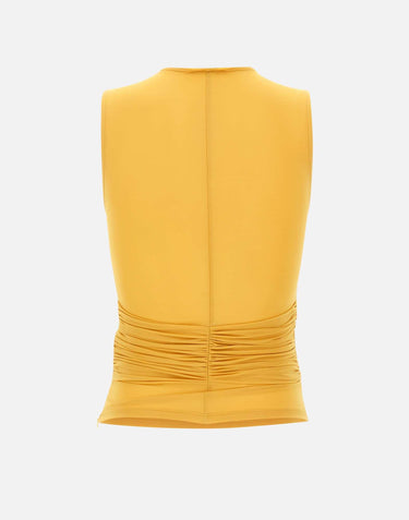 Top in jersey con dettaglio gioiello TO03761E2 EV4 ELISABETTA FRANCHI 