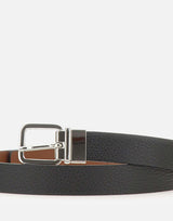 Cintura in pelle reversibile CNK00963 GRNNANERONOCE GIANNI CHIARINI 