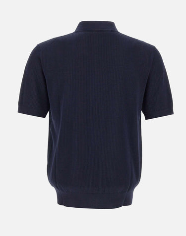 Polo con treccine e mezza zip 302310 038 KANGRA 