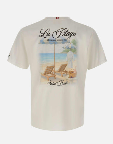 T-shirt "Portland La Plage" PRL0002 04289L MC2 SAINT BARTH 