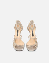 Sandali "Molì" S0109 ORO TWENTYFOURHAITCH 