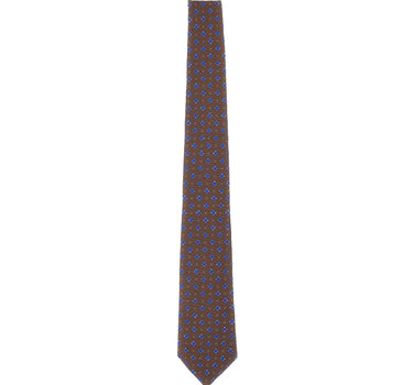 Cravatta in seta con micromotivo UCRVKRC02M8506 000 KITON 
