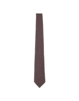 Cravatta in seta con micromotivo UCRVKRC02M8506 000 KITON 